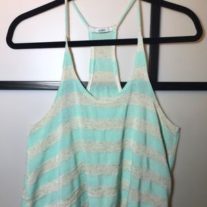 Racer-back Stripe Tank